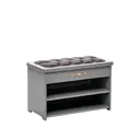 Шкаф для обуви Leset 70x45x36 см 2 полки МДФ цвет белый
