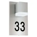 Светильник настенный светодиодный уличный EGLO 93369 Pardela 1 IP44 цвет никель