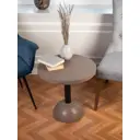 Журнальный столик из бетона круглый Bowl 02 диаметр 60 см высота 42 см цвет коричневый