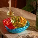 Фруктовница Simaland Марифа 25x25x7 см алюминий цвет разноцветный
