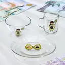 Столовый сервиз Gidglass Авокадо 5121082 3 предмета 1 персона персоны стекло