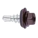 Саморез кровельный Госкреп 5.5x19 мм RAL 8017 (коричневый шоколад) 70 шт.