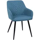 Кухонный стул Bradex home 49x60x83 см рогожка цвет синий