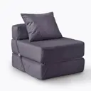 Кресло Mypuff kv_472 70x60x80 см велюр цвет серый