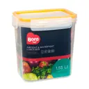 Контейнер для пищевых продуктов Bora ПЛ-BO875o 1.55 л пластик цвет прозрачный