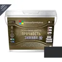 Краска резиновая ПолимерПромКраска 000.0111.16 цвет черно-серый 10 л