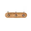 Вешалка John Molly 899661ник 30.50x9.50x7 см 3 крючка цвет коричневый