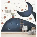 Фотообои флизелиновые Bartonwall 300x270 см Детские Кит Мышка K266-C
