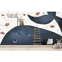 Фотообои флизелиновые Bartonwall 500x270 см Детские Кит Мышка K266-C