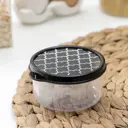 Контейнер для пищевых продуктов круглый Доляна Марокко 0.15 л пластик цвет черный