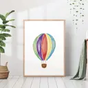 Постер 28 картин "Разноцветный воздушный шар" 50x40 см