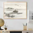 Постер 28 картин "Рисунок японского художника" 70x50 см