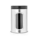 Контейнер для пищевых продуктов Brabantia 1.4 л нержавеющая сталь цвет матовая сталь