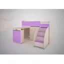 Кровать-чердак Кариви КИВи 164x113x74 см ЛДСП цвет дуб молочный/ирис