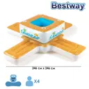 Плот для плавания Bestway Sandbar 246x246 см 43294