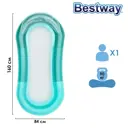 Шезлонг надувной для плавания Bestway 160x84 см 43103