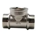 Тройник Aqualink 3/4"x3/4"x3/4" ВР-НР латунь k10881