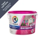 Краска фасадная Profilux PL-112А полуглянцевая цвет белый база BW 2.50 л фасадная влагостойкая акриловая Profilux PL-112А База BW 3 кг