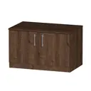 Тумба под телевизор Furnistyle 7932 80x50x50 см ЛДСП цвет дуб коричневый табак