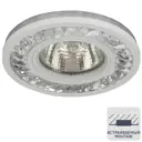 Светильник точечный встраиваемый Elektrostandard 8355, MR16 с LED-подсветкой под отверстие 65 мм, 2 м², цвет прозрачный