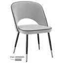 Кухонный стул Milavio Монако light 28/13Ч/С 81x55x47 см ткань цвет светло-серый