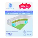Матрас Sleep A Lot Bertrann Turner S500 high 120x170 см независимый пружинный блок, полутораспальный, ортопедический, кокосовый