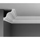 Плинтус Decostar PolyStyle SG-80/80 на стену и потолок, полистирол (xps), цвет белый, 2000х80 мм