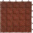 Покрытие садовое модульное 33x33x1.6 см 9 шт 1 м² цвет коричневый