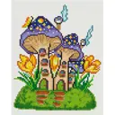 Алмазная мозаика 20x25 см 487-ST-PS Весенний домик