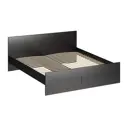 Кровать Клик мебель Сириус 160x200 см ЛДСП цвет венге