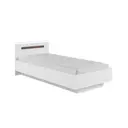 Кровать Клик мебель Лорен 90x200 см ЛДСП цвет белый