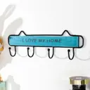 Ключница открытая Simaland 7110475 "I love my home" голубой 9.5x29 см