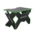 Компьютерный стол Vmmgame Space 120x77x80 см ЛДСП цвет черный/зеленый