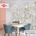Фотообои флизелиновые Bartonwall 500x270 см Цветы Шенуазри