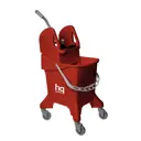 Ведро на колесах с отжимом HQ Profiline 31 л цвет красный