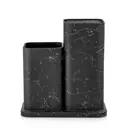 Подставка для столовых приборов Walmer Nordic 22.10x24.30x12.20 см пластик цвет черно-серый