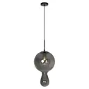 Светильник подвесной Lussole Loft Lowndes LSP-8498 40Вт 240В E27 2.70 м² цвет черный