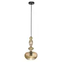 Светильник подвесной Lussole Loft Monroe LSP-8521 40Вт 240В E27 2.70 м² цвет черный