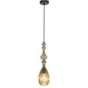 Светильник подвесной Lussole Loft Monroe LSP-8523 40Вт 240В E27 2.70 м² цвет черный