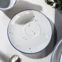 Блюдо сервировочное Porvasal Dots Nube 11.50x11.50 см фарфор цвет белый