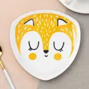 Блюдо сервировочное Dolce Ceramo Лисичка 15x2 см керамика цвет белый