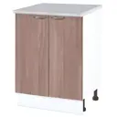 Напольный шкаф Полюс Н 600 60x85x60 см ЛДСП цвет ясень шимо темный