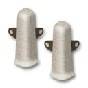 Угол наружный с крепежом для плинтуса Deconika 361 Акация 70 мм