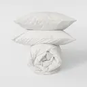 Комплект постельного белья Morфeus Snow White p51102, двуспальный, хлопок цвет белый