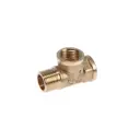 Тройник Zein 1/2"x1/2"x1/2" ВР-НР нержавеющая сталь 7294363