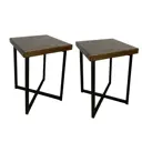 Комплект табуретов 2 шт Solarius 202-10008-2 35x46x35 см дерево цвет темный дуб