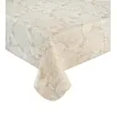 Скатерть из коллекции Лён с бейкой Т-591/2 160, прямоугольная, 130x160 см, цвет бежевый/светло-бежевый