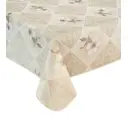 Скатерть из коллекции Лён с бейкой Т-924/10 160, прямоугольная, 130x160 см, цвет бежевый/светло-бежевый