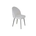 Кухонный стул Bascor Bm-bw-s 80x45x48 см велюр цвет бежево-белый