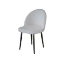 Кухонный стул Bascor Bm-bw-chp 80x45x48 см велюр цвет бежево-белый